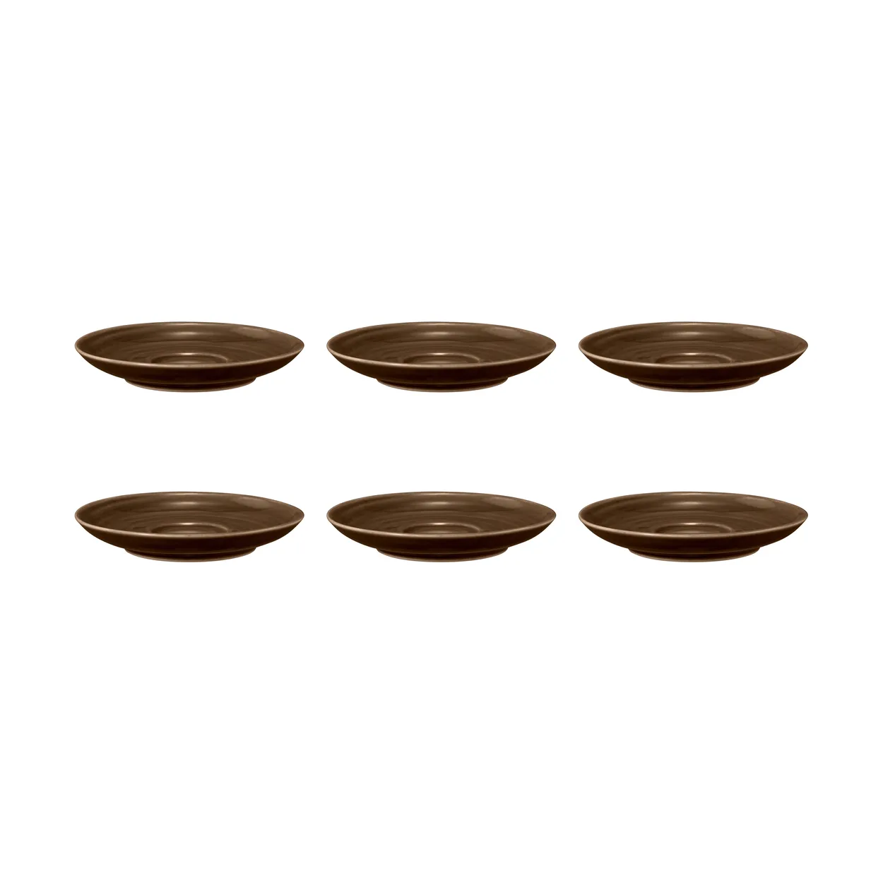 Seltmann Weiden Terra kahvilautanen Ø 12 cm 6-pakkaus Earth Brown
