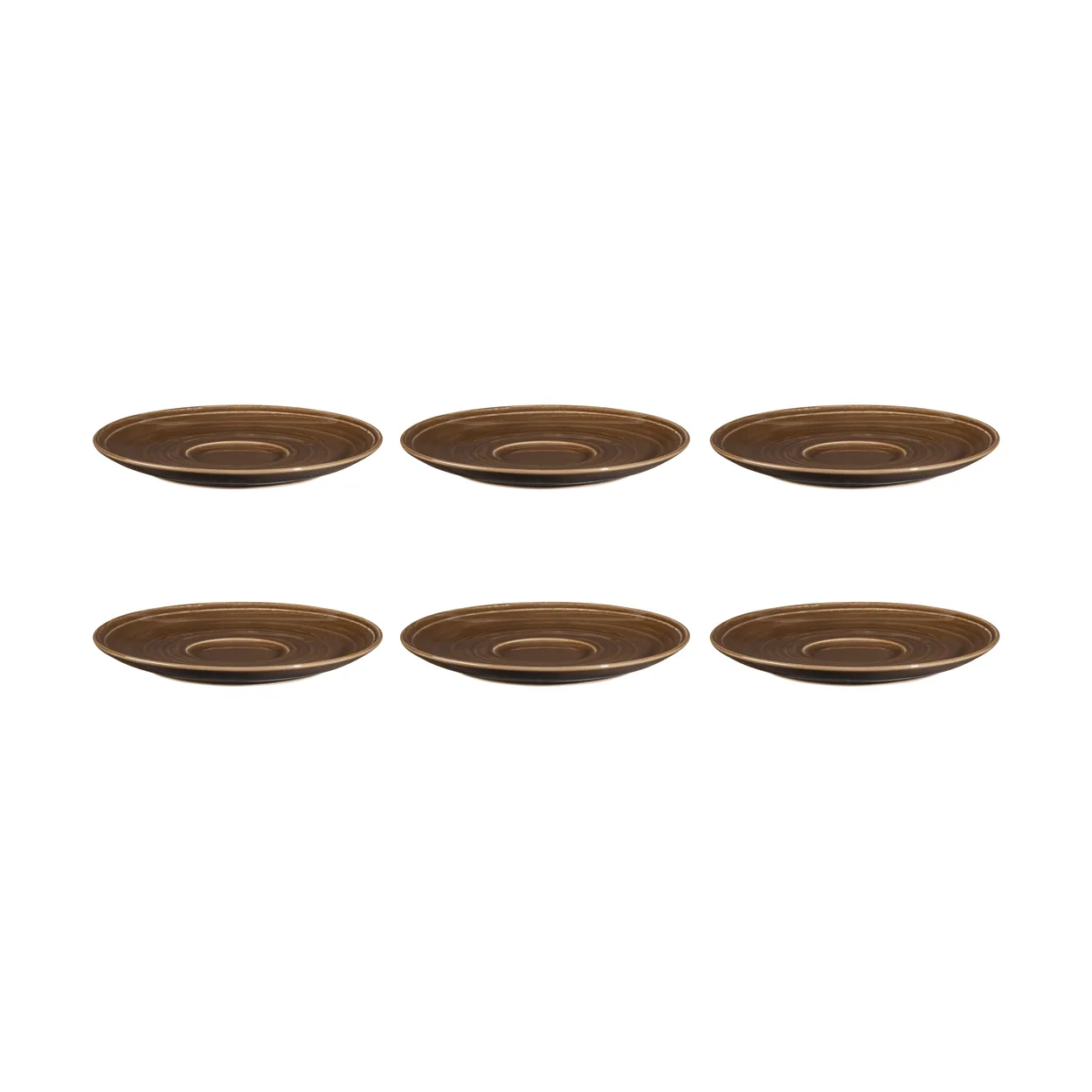 Seltmann Weiden Terra kahvilautanen Ø 16,1 cm 6-pakkaus Earth Brown