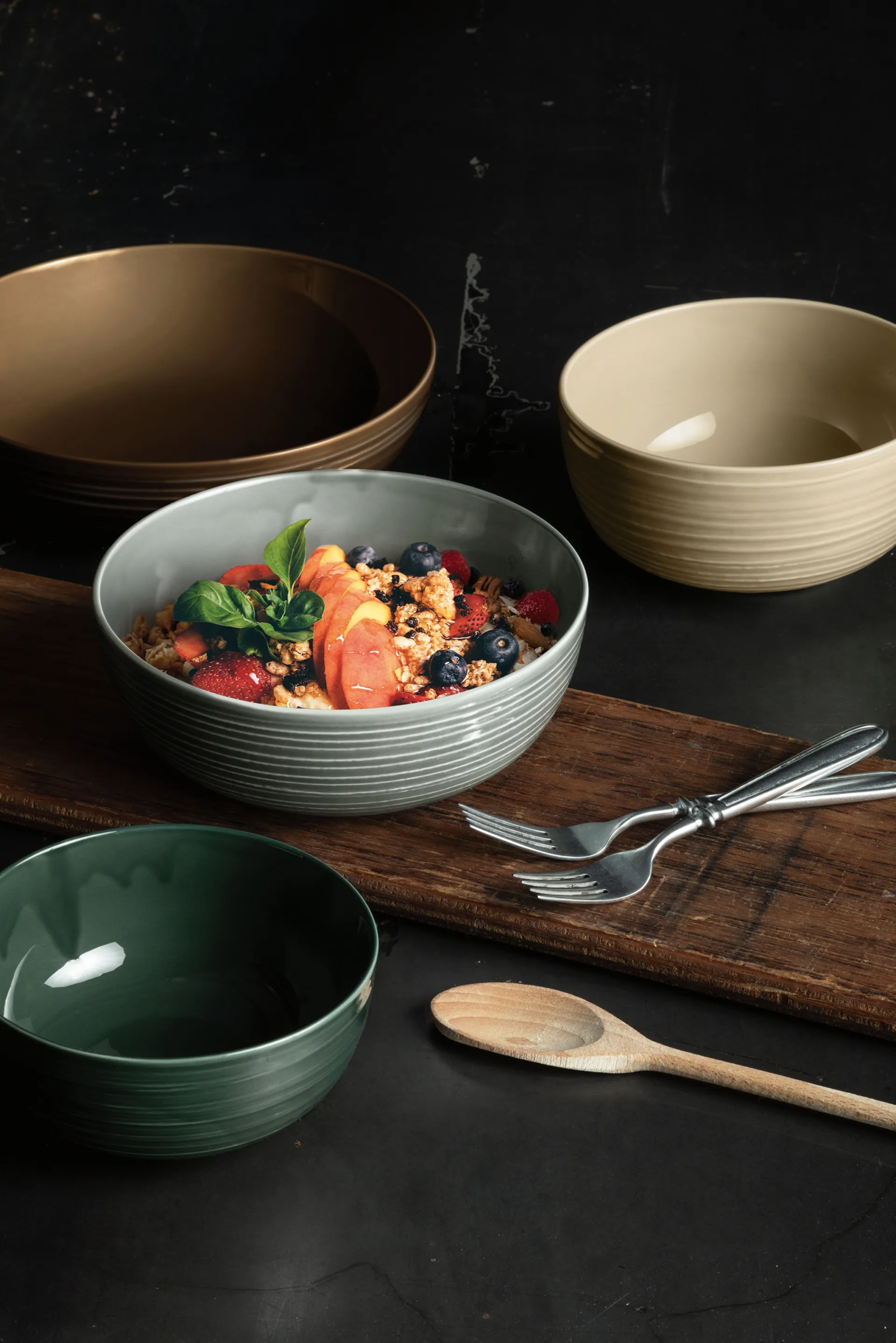 Terra kulho Ø 15 cm 4-pakkaus, Pearl Grey Seltmann Weiden