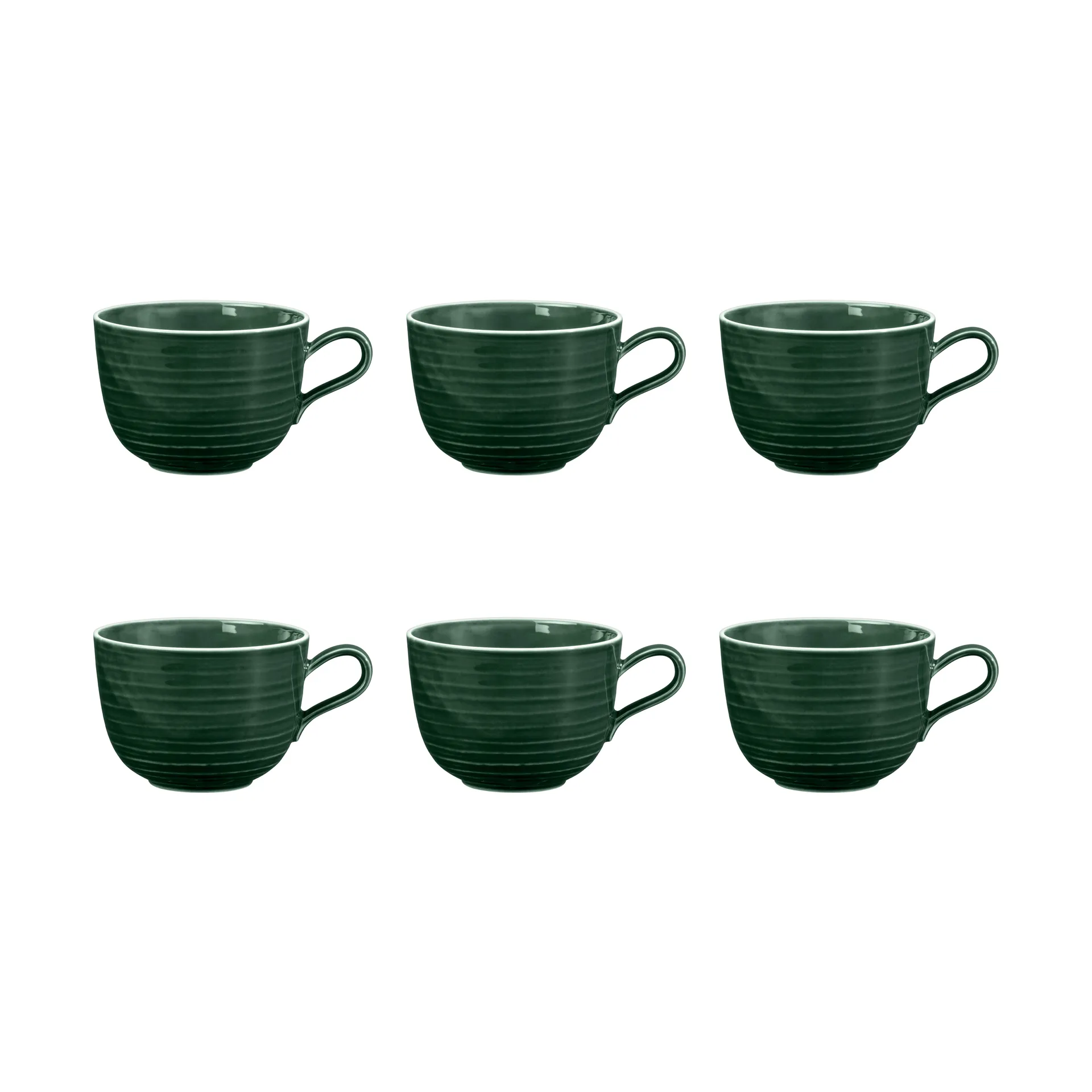 Terra kuppi 38 cl 6-pakkaus, Moss Green Seltmann Weiden