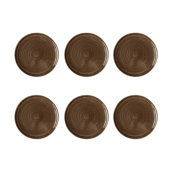Terra lautanen Ø 17,7 cm 6-pakkaus - Earth Brown - Seltmann Weiden