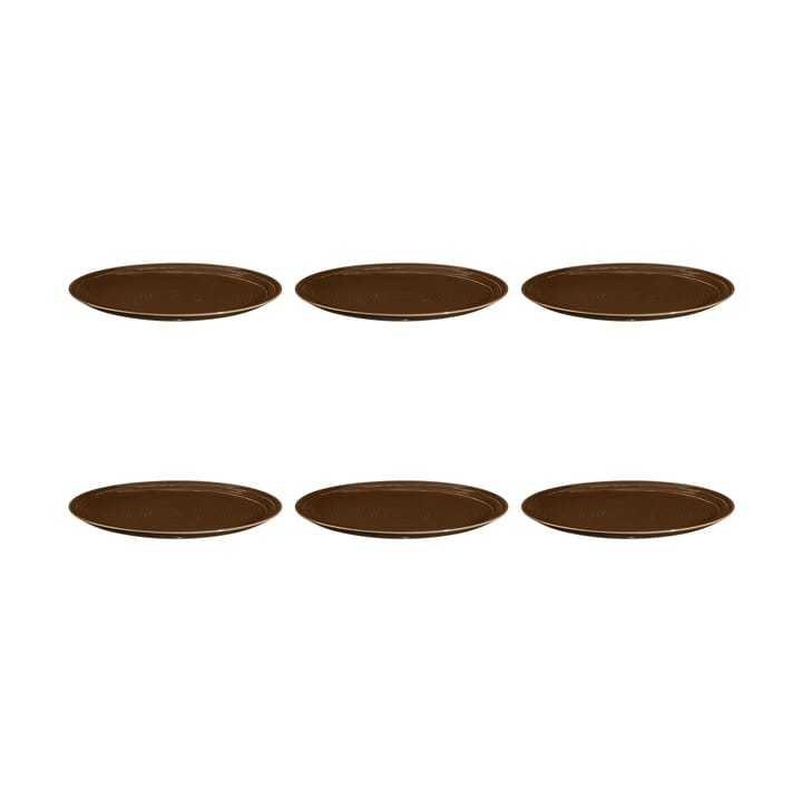 Terra lautanen Ø 27,8 cm 6-pakkaus - Earth Brown - Seltmann Weiden