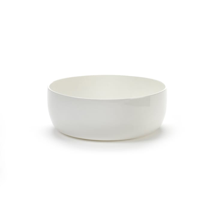 Base aamiaiskulho matalalla reunalla, valkoinen, 16 cm Serax
