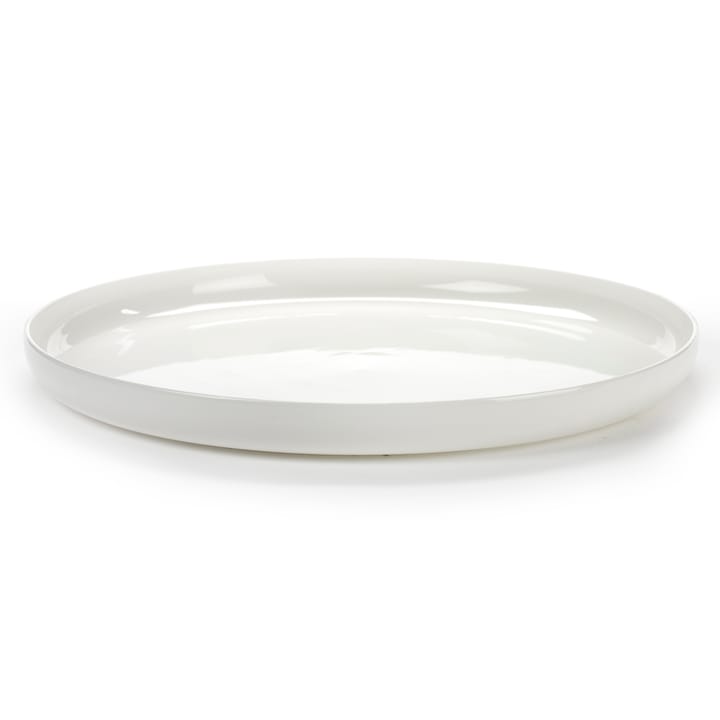 Base tarjoilulautanen korkealla reunalla, valkoinen - 32 cm - Serax