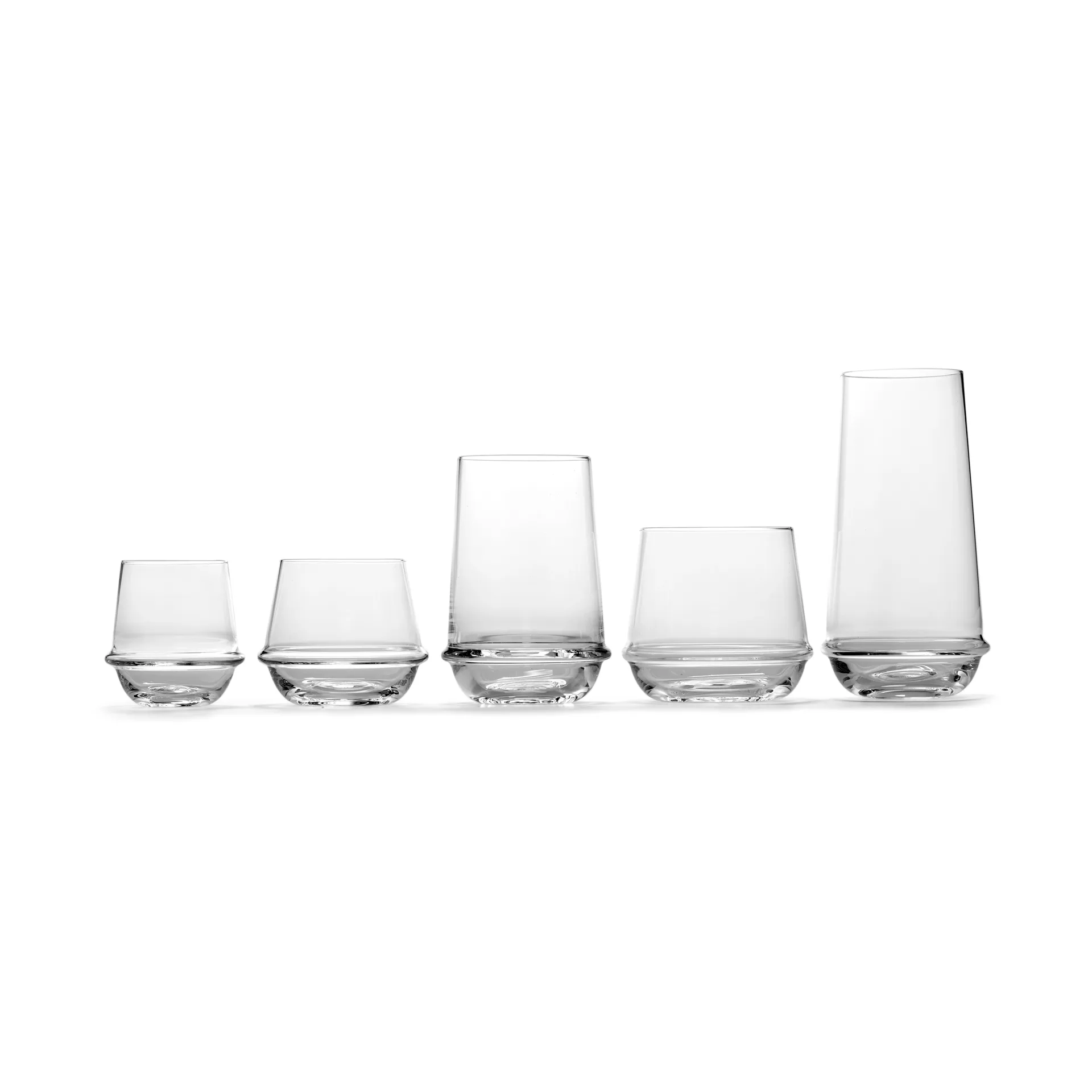 Dune tumbler-lasi L 38 cl 4-pakkaus, Clear Serax