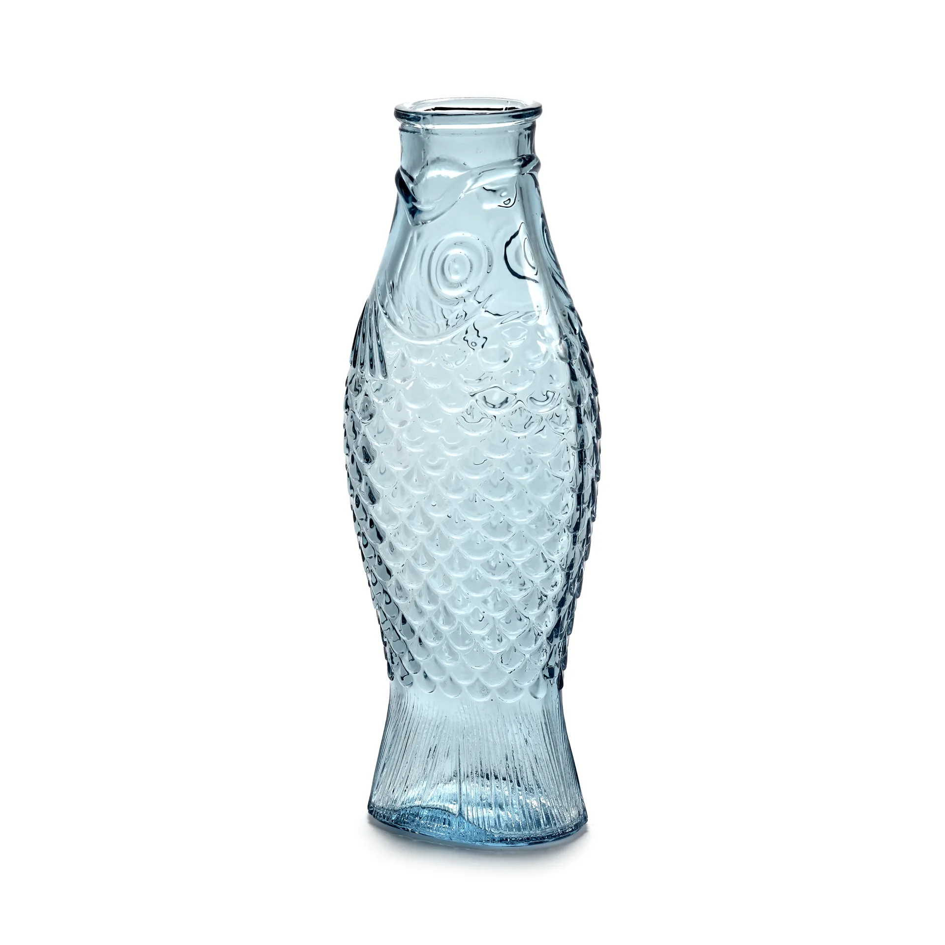 Fish & Fish -lasipullo 85 cl, Light blue Serax