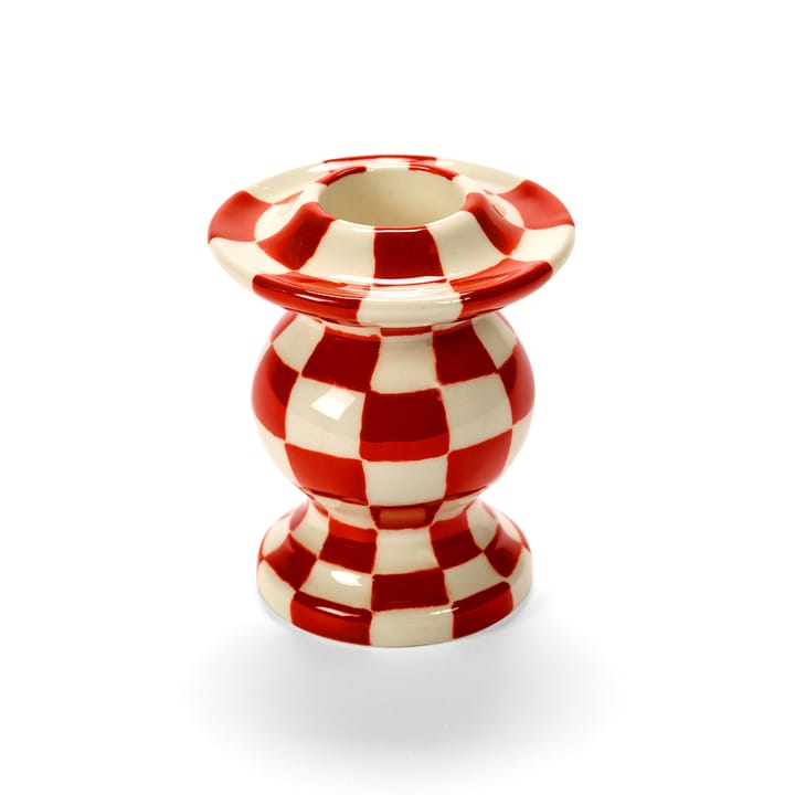 Les Objets Mouleversants N°2 kynttilänjalka - Red-white - Serax