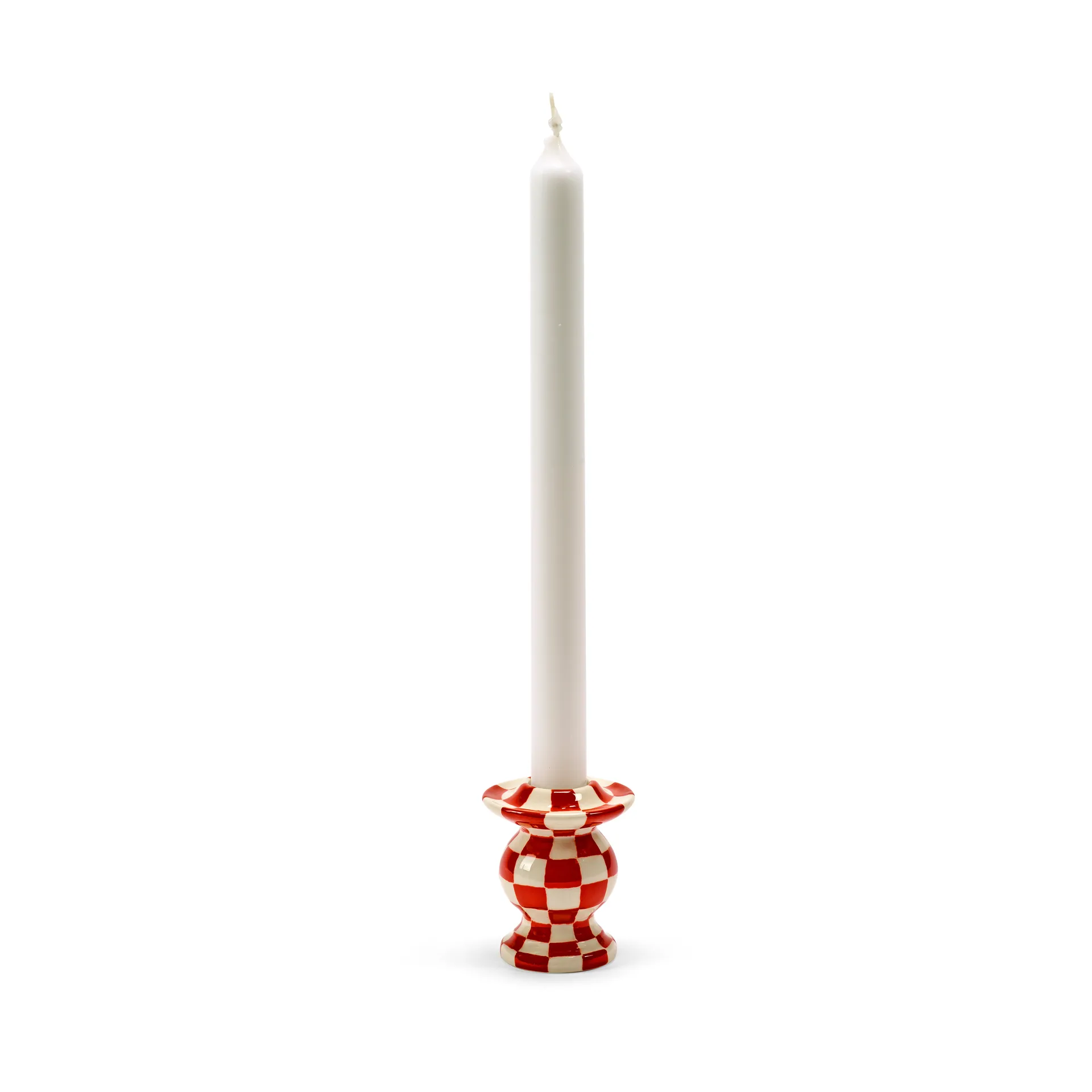 Les Objets Mouleversants N°2 kynttilänjalka, Red-white Serax