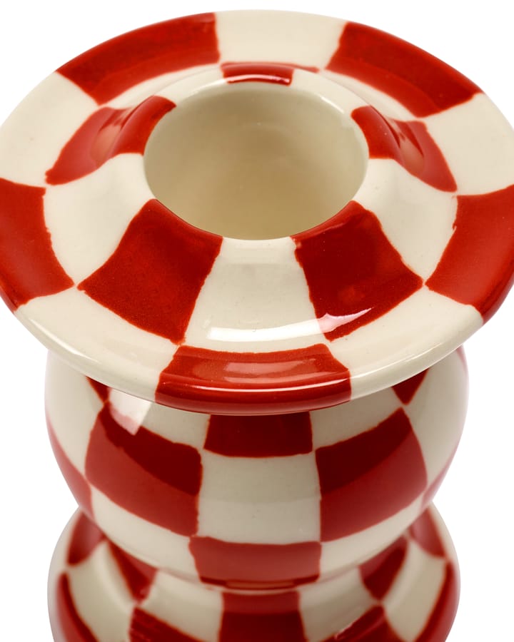 Les Objets Mouleversants N°2 kynttilänjalka, Red-white Serax