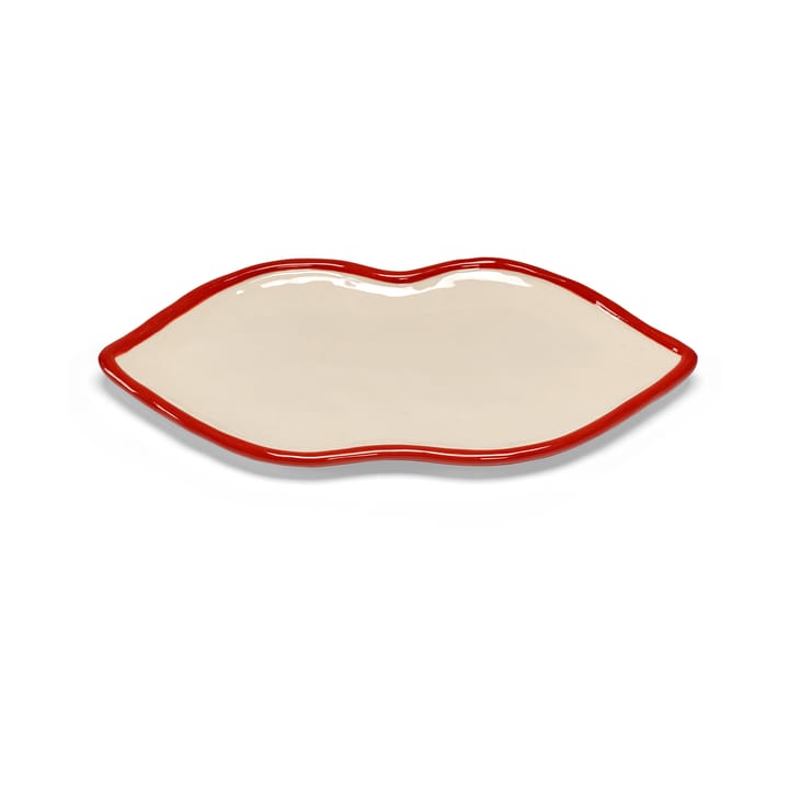 Les Objets Mouleversants tarjotin L - Red-white - Serax