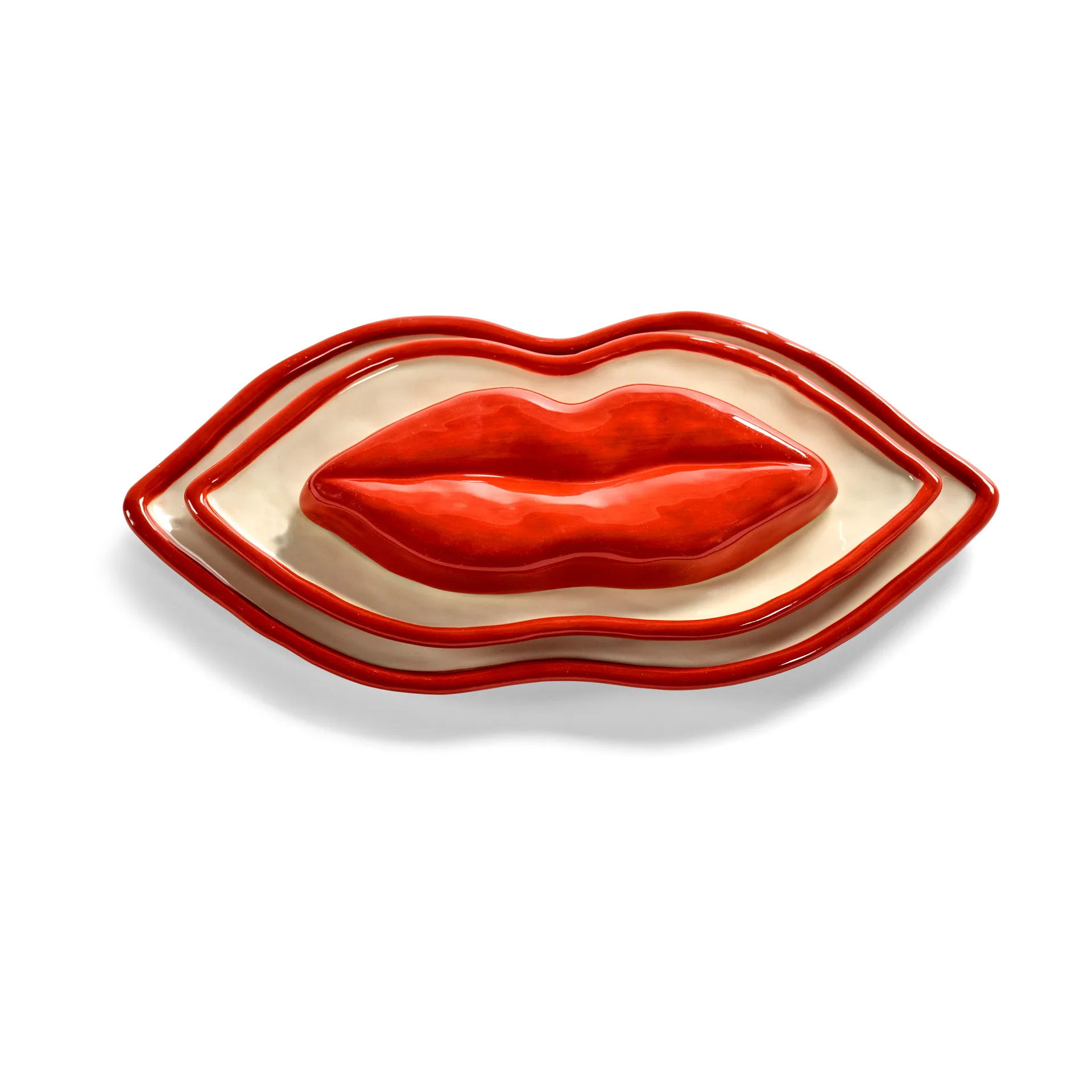 Les Objets Mouleversants tarjotin S, Red Serax
