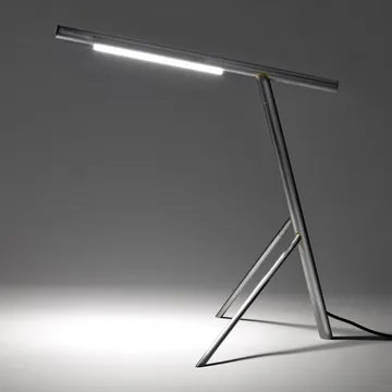 Mattia pöytävalaisin - Steel-brass - Serax