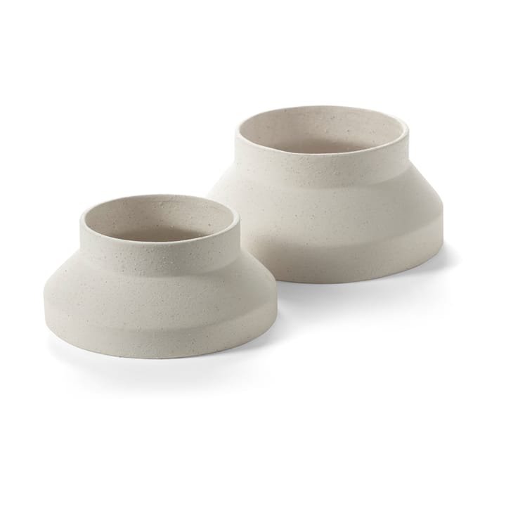 Mira maljakko/kakkuvati L, Beige Serax