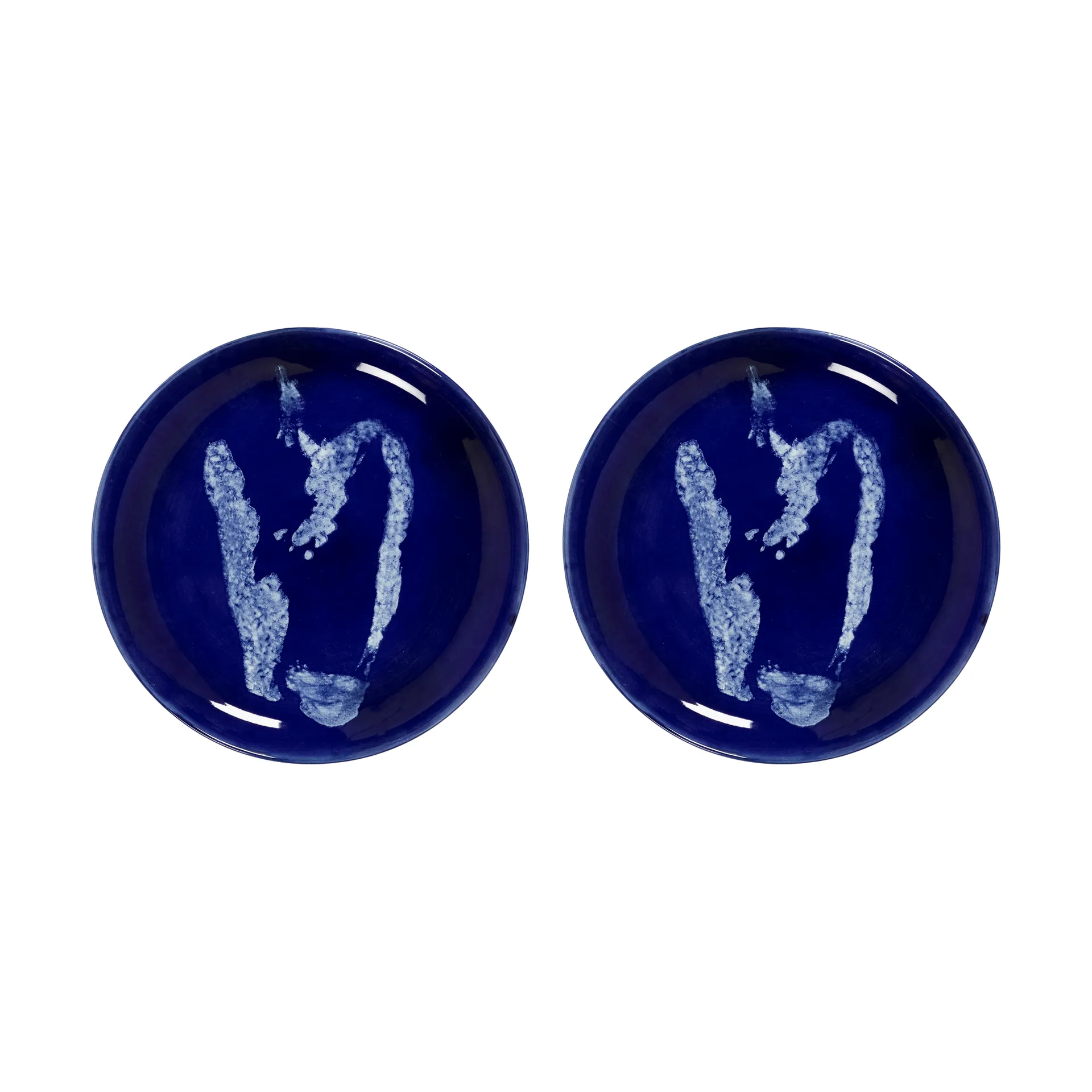 Ottolenghi Feast lautanen S Ø19 cm 2-pakkaus, Dark blue-pepper white Serax