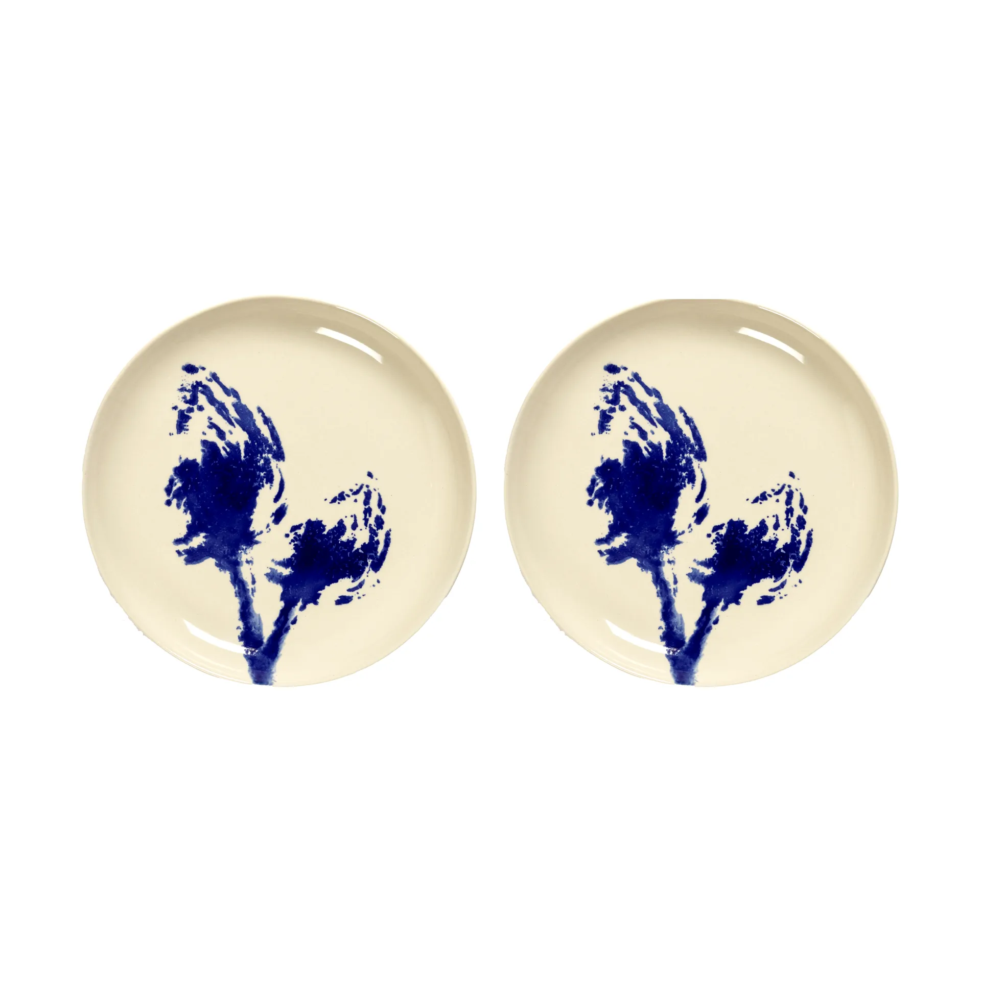 Ottolenghi Feast lautanen S Ø19 cm 2-pakkaus, White-artichoke blue Serax