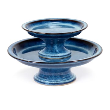 Pure kakkulautanen lasitettu L Ø 23,5 cm - Dark Blue - Serax