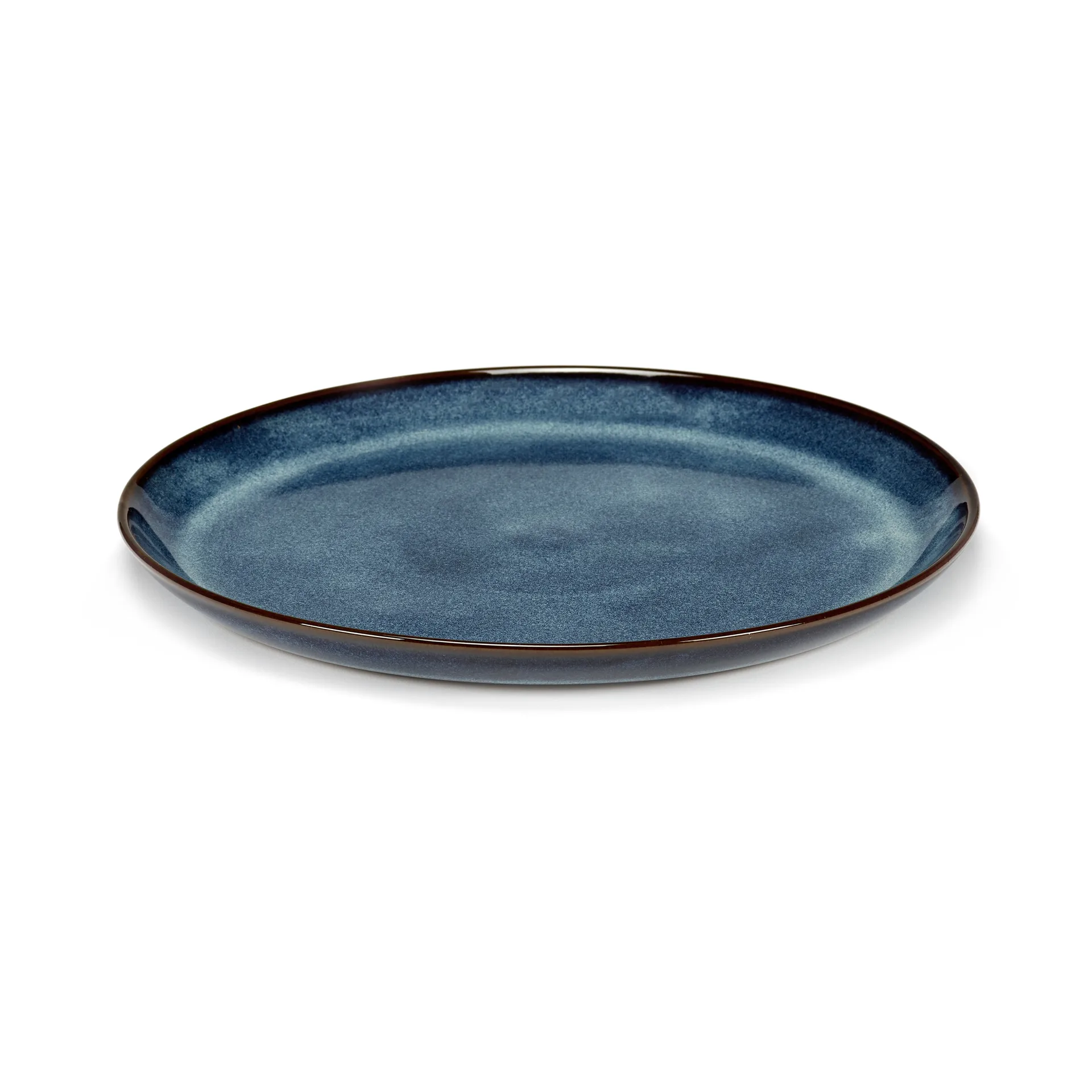 Pure lautanen lasitettu M Ø 23,5 cm, Dark Blue Serax