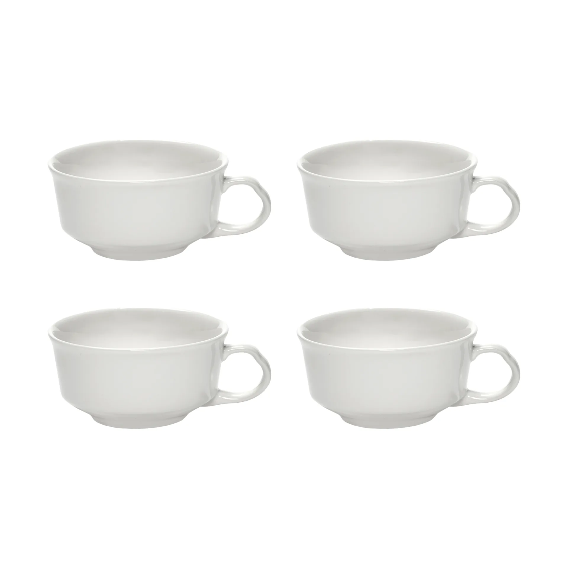 Silhouette espressokuppi 10 cl 4 kpl, White Serax