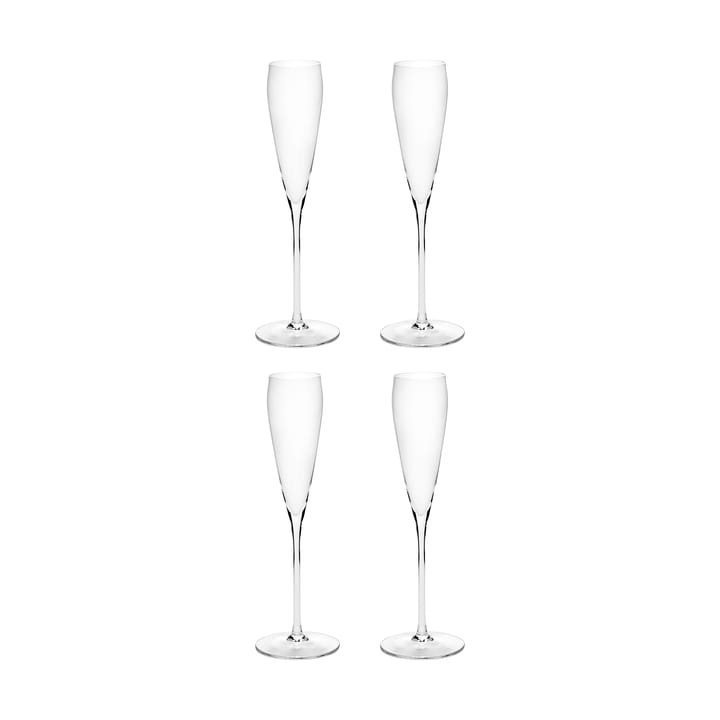 Silhouette flute samppanjalasi 15 cl. 4 kpl - Clear - Serax