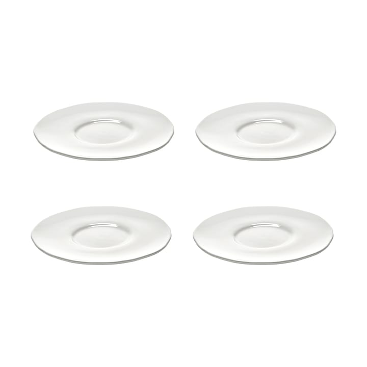 Silhouette lautanen kahvikuppiin Ø12,7 cm. 4 kpl - White - Serax