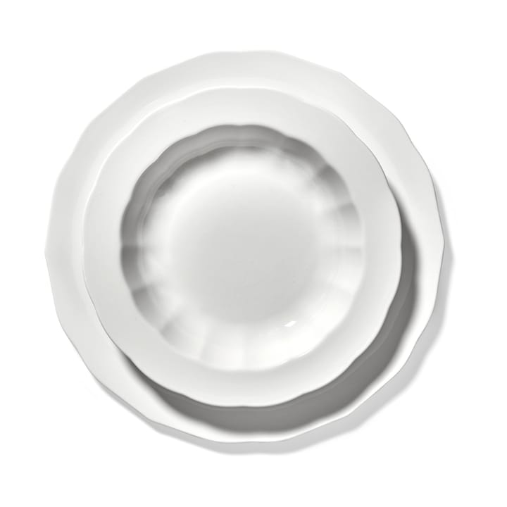 Silhouette lautanen L Ø26 cm, White Serax