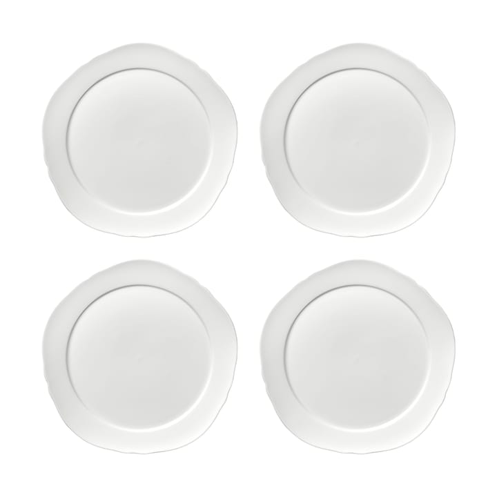 Silhouette lautanen M Ø23,5 cm 4 kpl - White - Serax