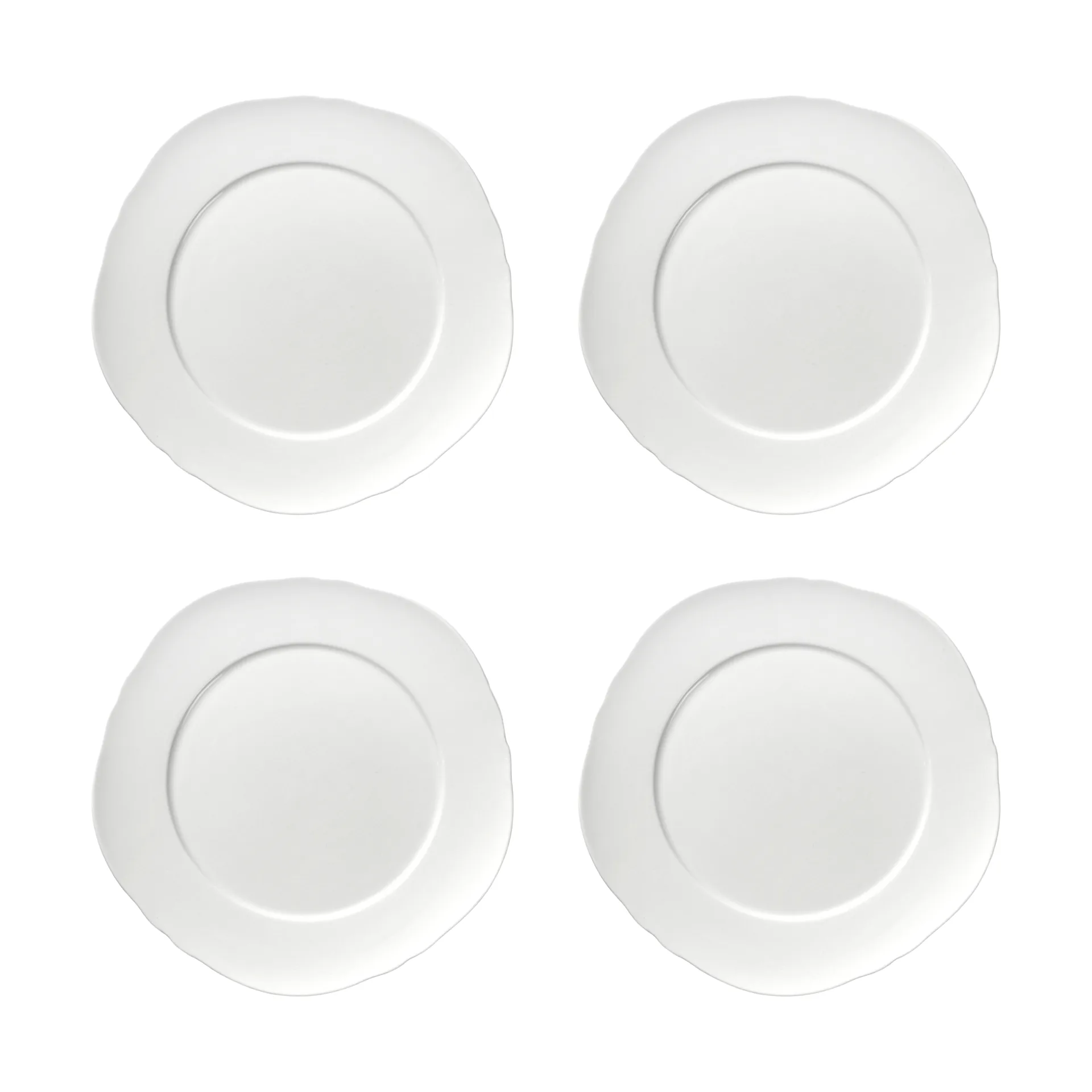 Silhouette lautanen XS Ø17 cm 4 kpl, White Serax