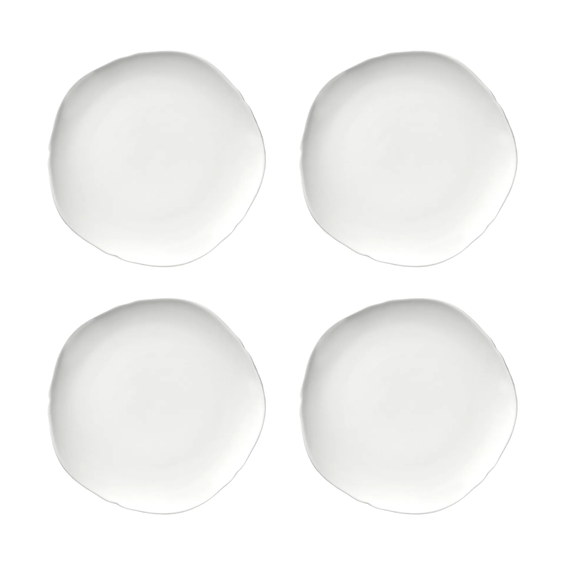 Silhouette lautanen XXS Ø15 cm 4 kpl, White Serax