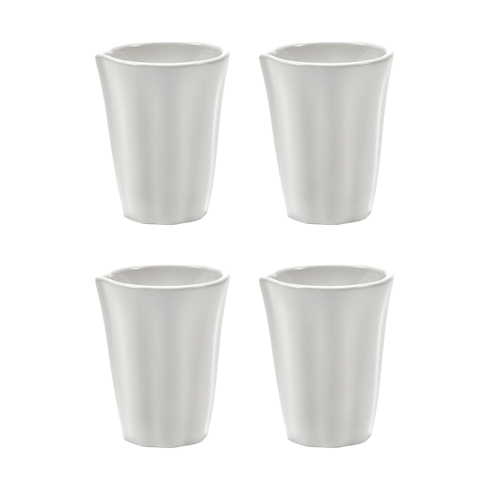 Silhouette maitokannu 7 cl 4 kpl, White Serax