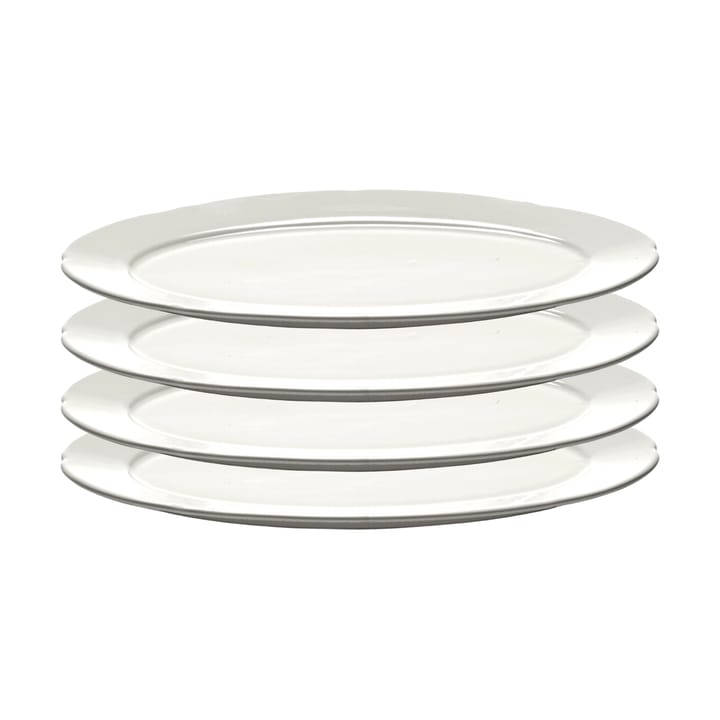 Silhouette oval lautanen S 10x18,5 cm 4 kpl - White - Serax
