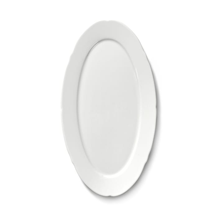 Silhouette oval lautanen S 10x18,5 cm, White Serax