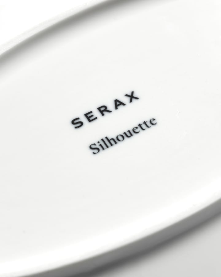 Silhouette oval lautanen S 10x18,5 cm, White Serax