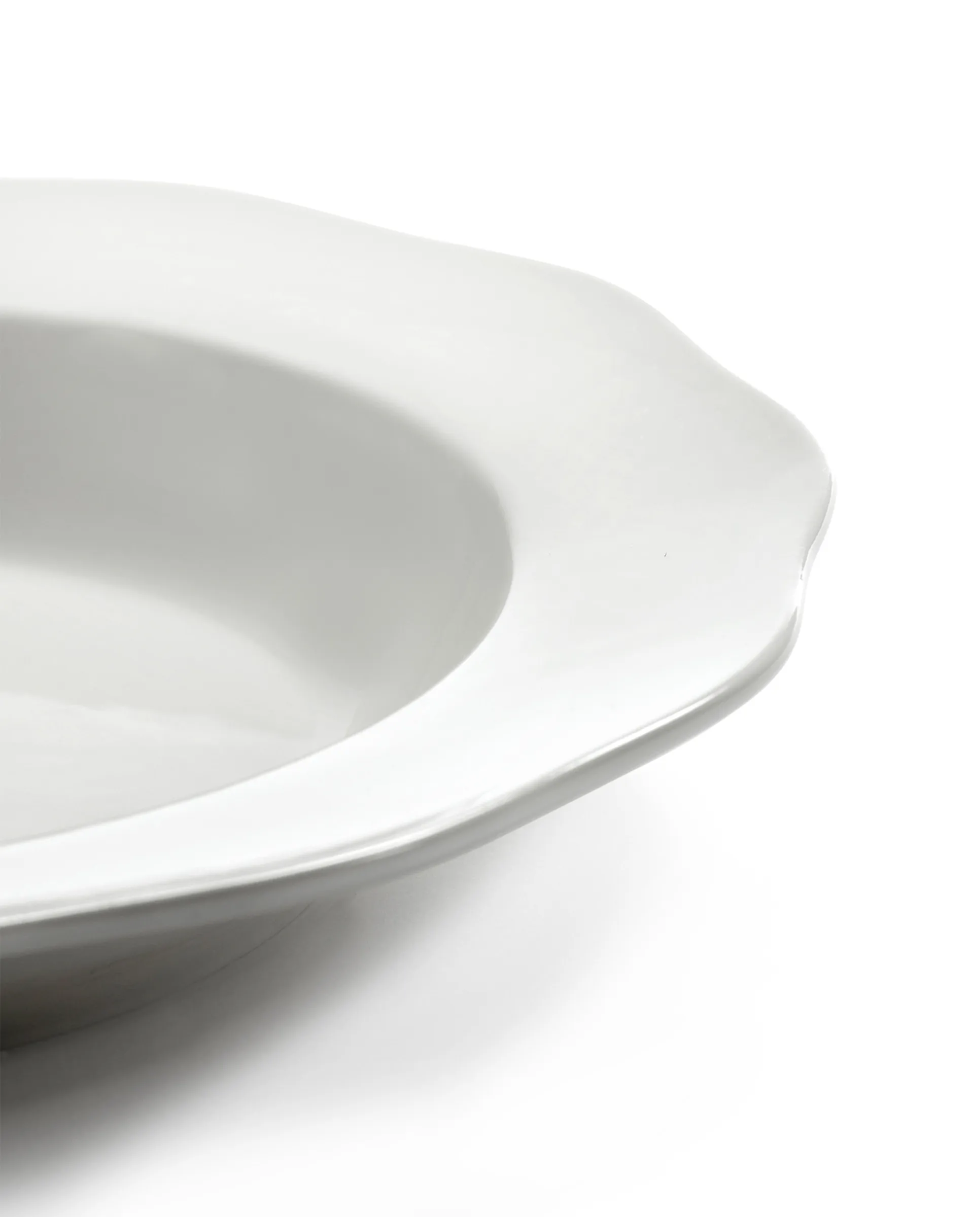 Silhouette pasta lautanen Ø22 cm 4 kpl, White Serax