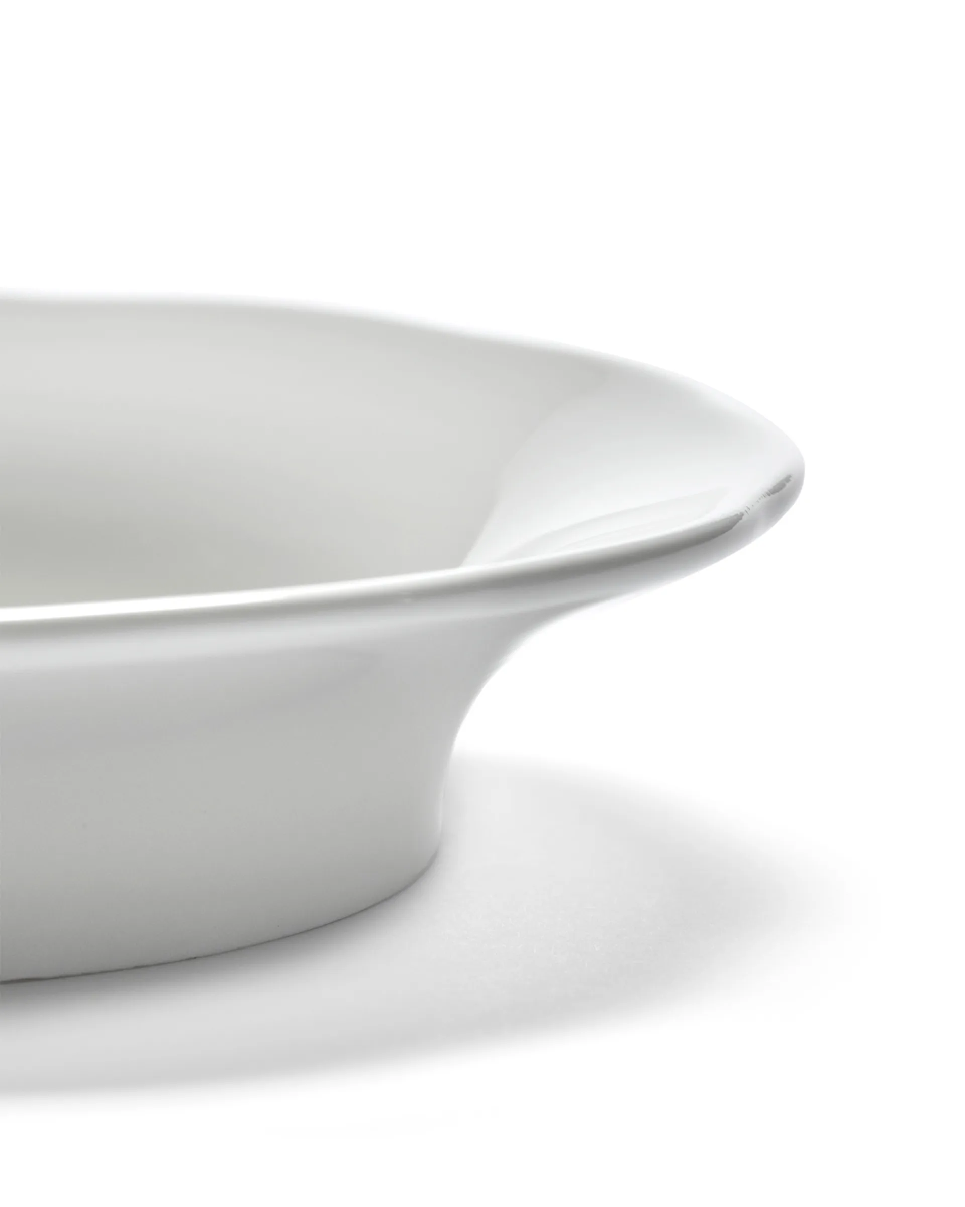 Silhouette syvä sivulautanen M Ø15 cm 4 kpl, White Serax