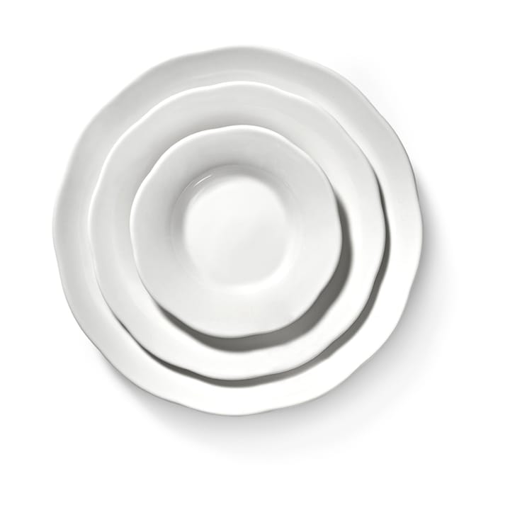 Silhouette syvä sivulautanen M Ø15 cm, White Serax