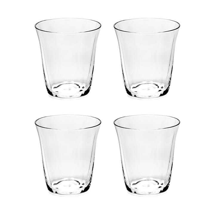 Silhouette tuplapikarin lasi 11 cl 4 kpl - Clear - Serax