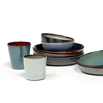 Terres de Rêves -lautanen 21 cm - Misty grey-dark blue - Serax
