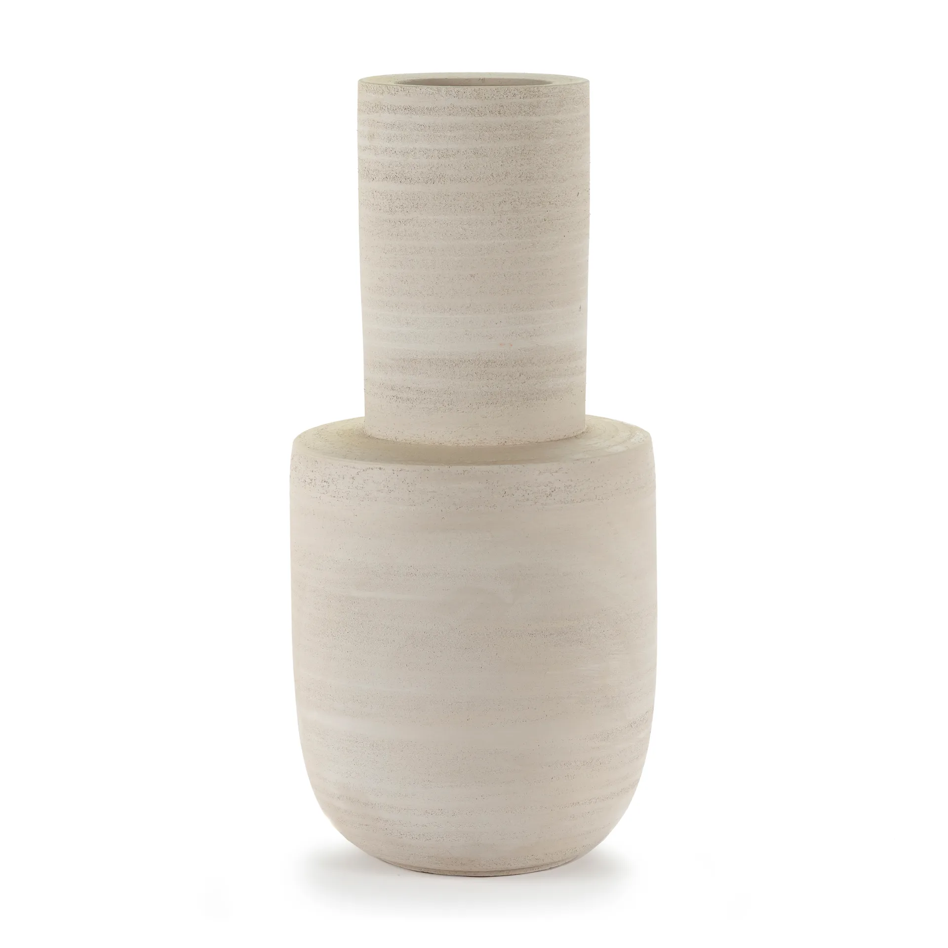 Volumes maljakko L Ø 25 cm, Beige Serax