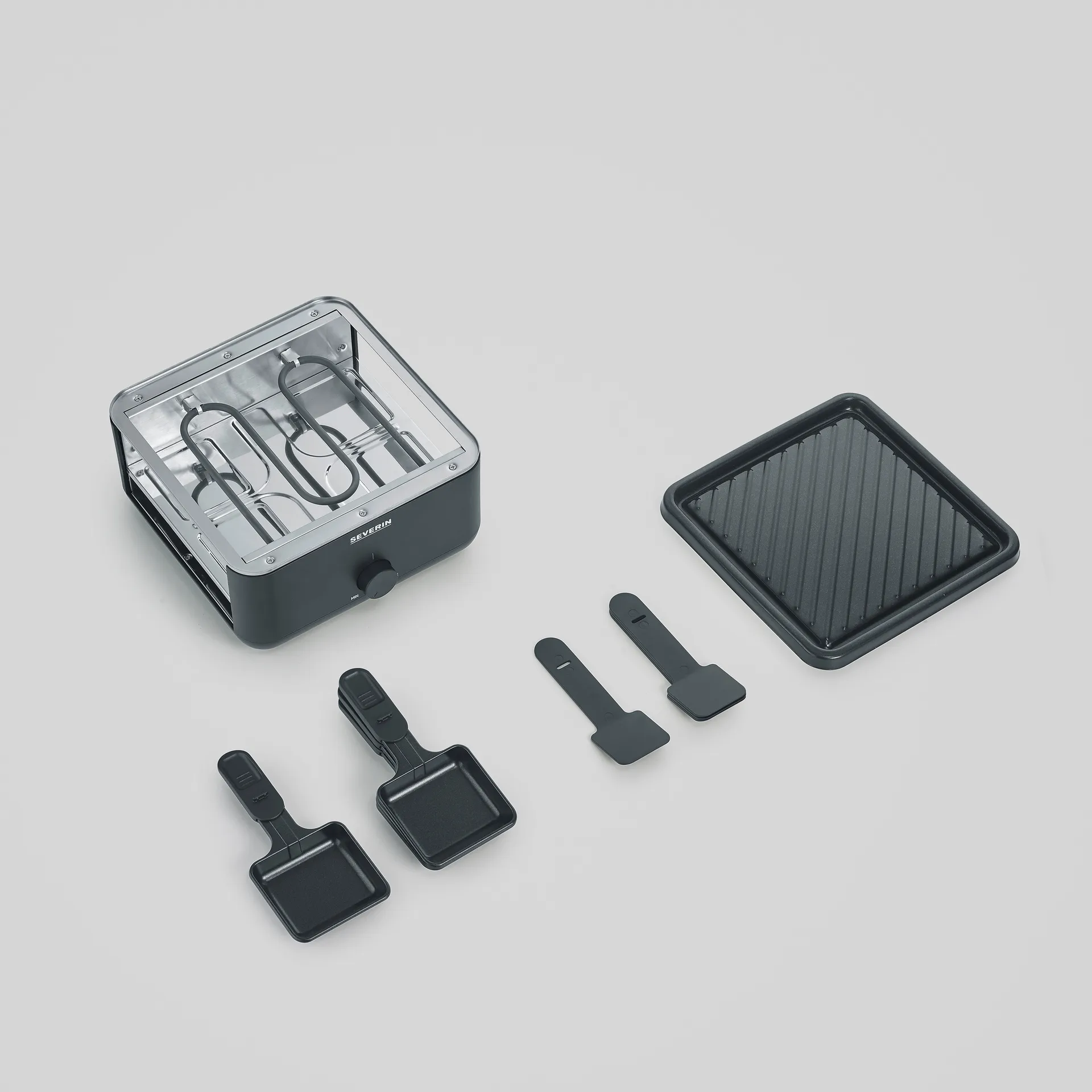 Black Line Raclette RG 2360 Mini, 8-osainen Severin