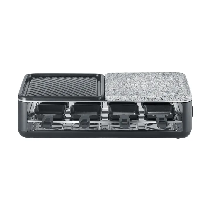 Black Line raclettegrilli ja kivilevy RG 2366 - 16 osaa - Severin