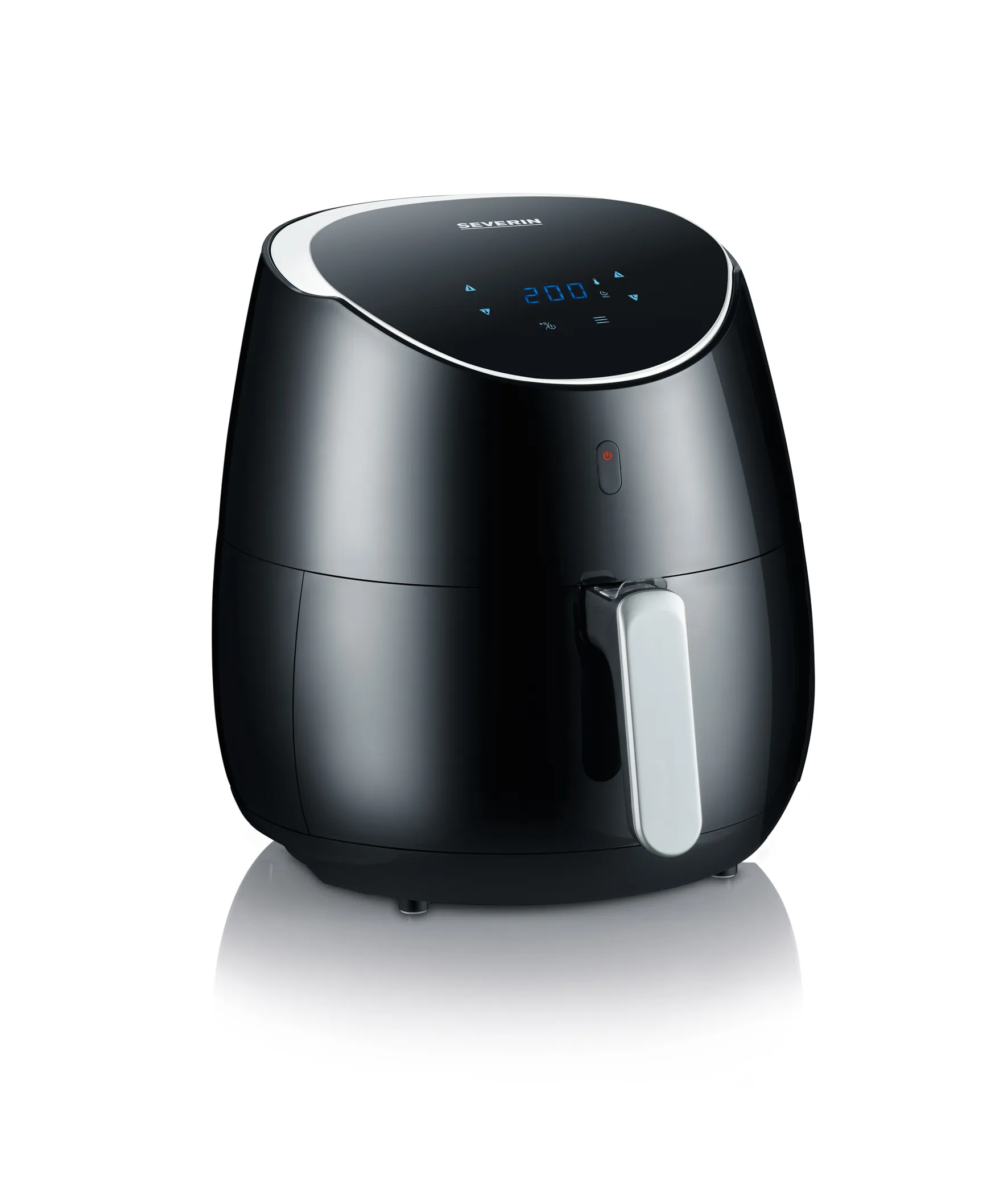 Severin FR 2445 Air-fryer XXL ilmafriteerauslaite 5 L, Musta Severin
