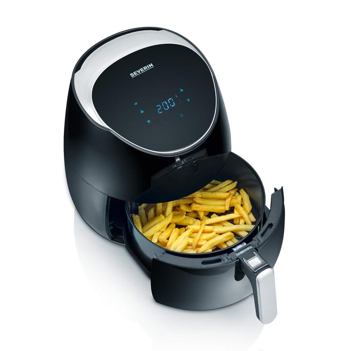 Severin FR 2445 Air-fryer XXL ilmafriteerauslaite 5 L, Musta Severin
