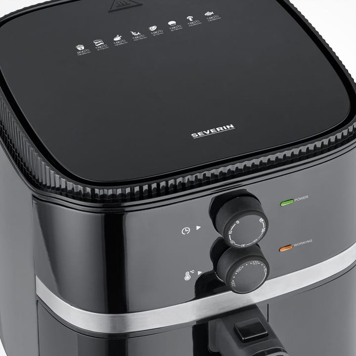 Severin FR 2452 Airfryer 4,5 L, Musta Severin