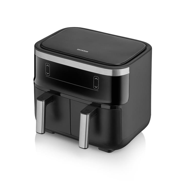 Severin FR 2453 Airfryer, kaksoinen, 2x4 L - Musta - Severin