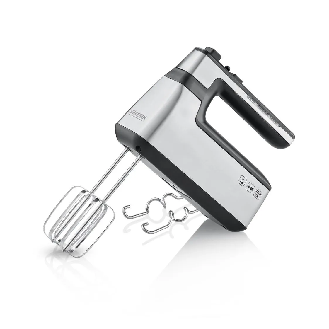 Severin HM 3843 sähkövatkain langaton, Ruostumaton teräs - musta Severin