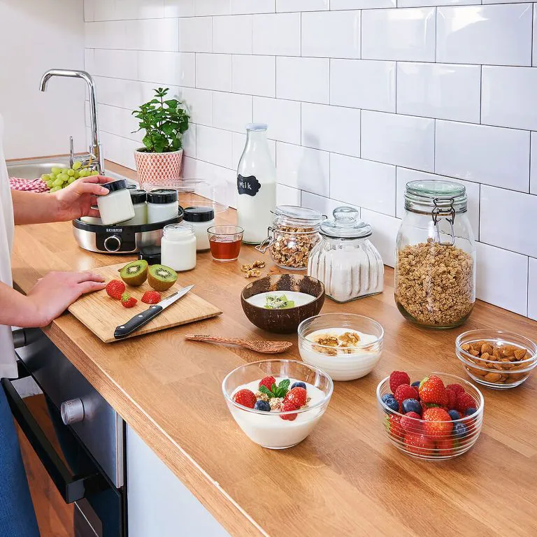 Severin JG 3521 yoghurt maker deluxe, Ruostumaton teräs Severin