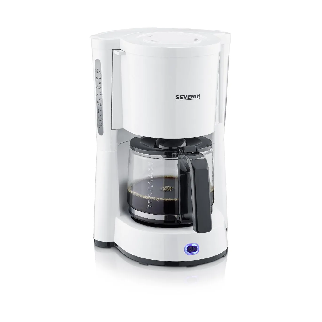 Severin KA 4816 Type kahvinkeitin 10 kuppia, Valkoinen Severin