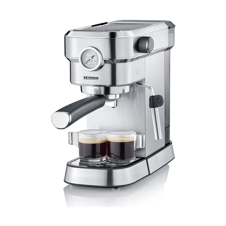Severin KA 5995 Espresa Plus -espressokeitin 1-2 kuppia, Ruostumaton teräs Severin
