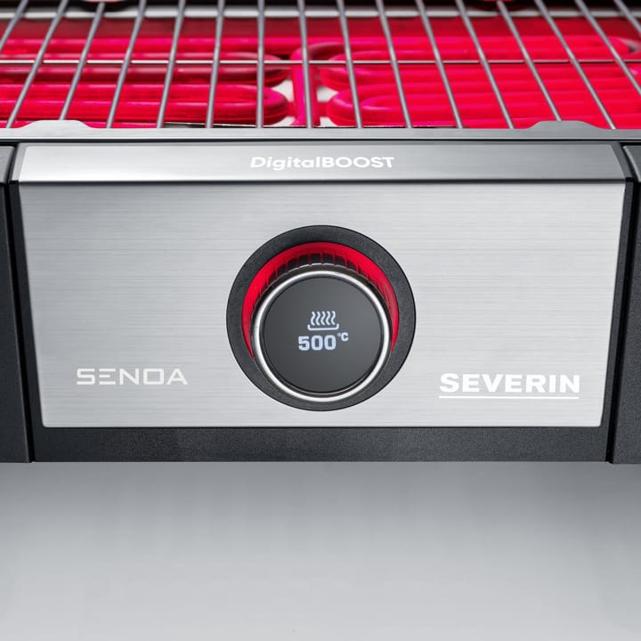 Severin PG 8114 Senoa DigitalBoost sähkögrilli, Musta Severin