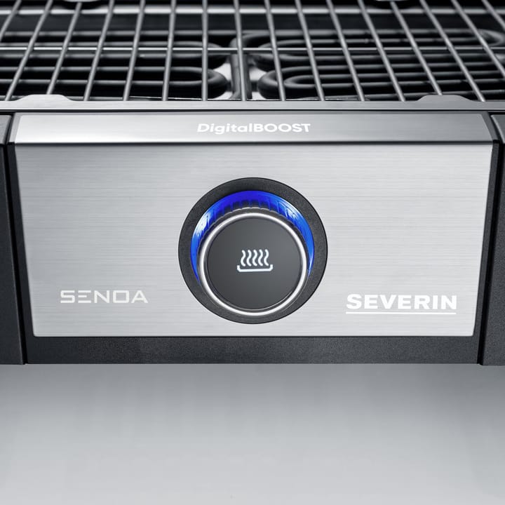 Severin PG 8118 Senoa DigitalBoost sähkögrilli jalustalla, Musta Severin
